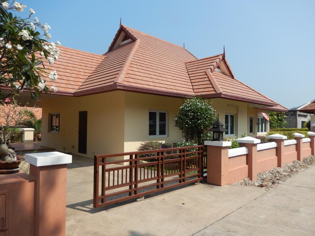Large Villa With Private Pool In Quiet Area Khao Tao Eksteriør bilde